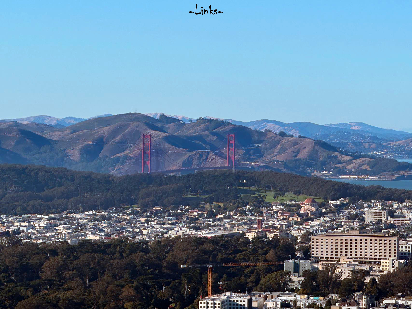 Golden Gate Bridge Twin Peak