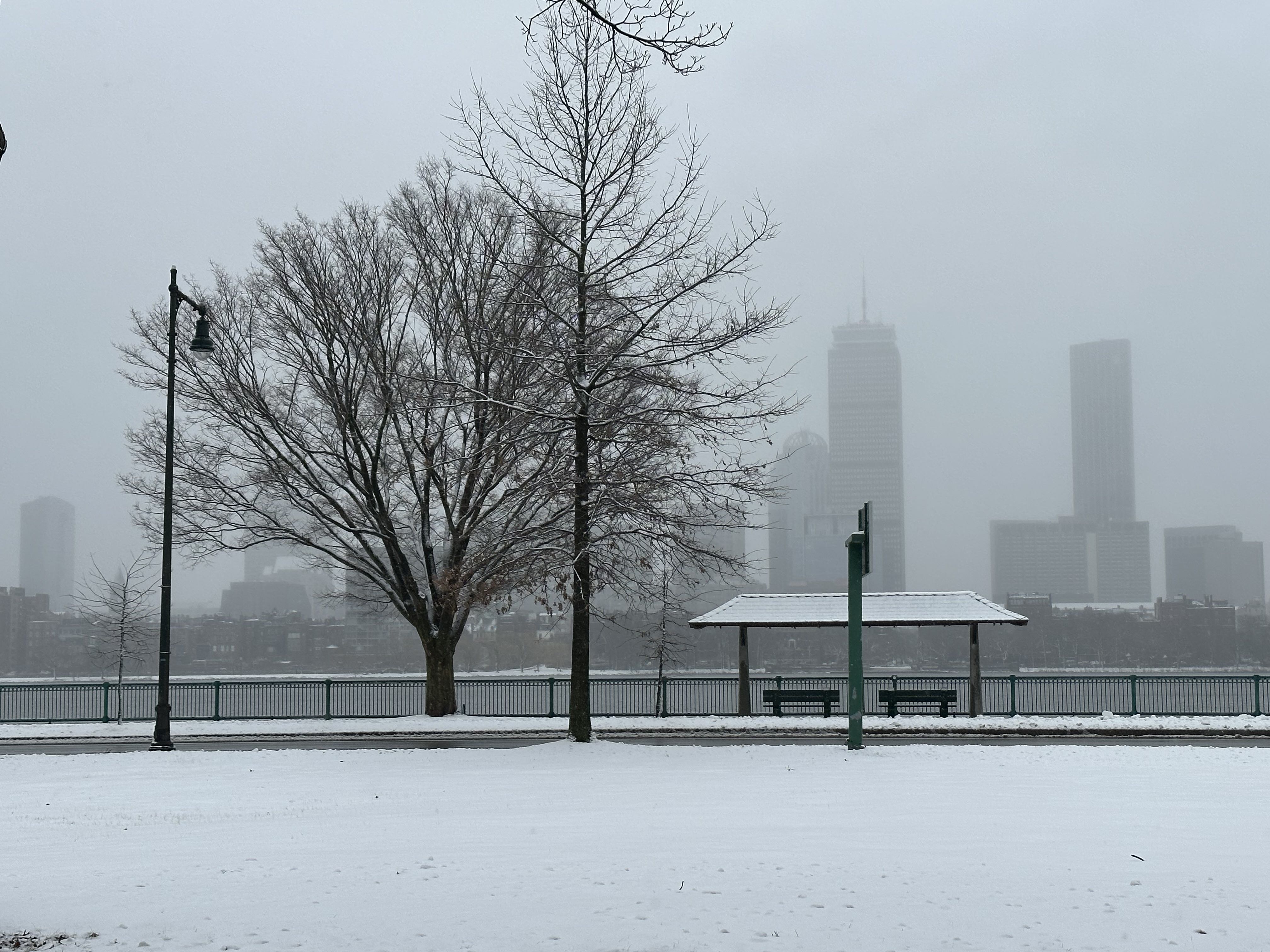 Pavilion along the Charles river